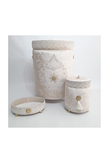 Deneme Zamani Kadife Kirli Camasir Sepeti Seti 3 Parca Fiyati Yorumlari Trendyol