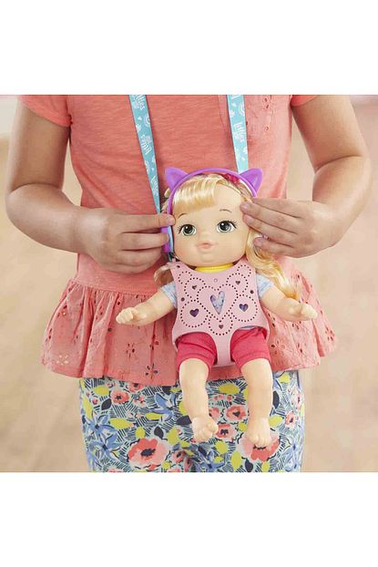 Baby Alive Minik Bebegim Ve Bebek Kangurusu E6646 Pembe Bebek Tasiyici Trendyol