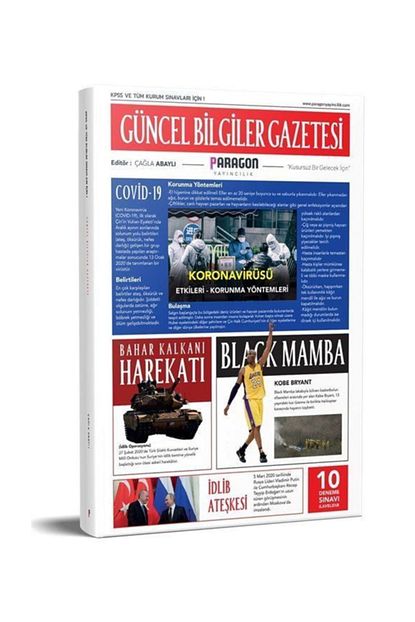 Paragon Yayincilik 2020 Guncel Bilgiler Gazetesi Kpss Ve Tum Kurum Sinavlari Icin Trendyol