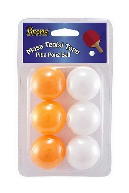Brons Pinpon Topu 6 Li Paket Pingpong Br 150 Trendyol