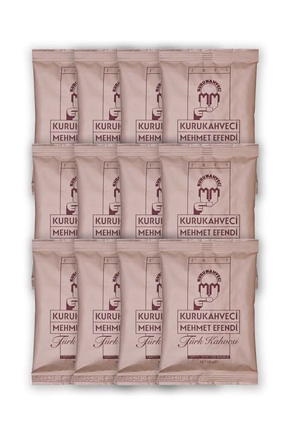 Kuru Kahveci Mehmet Efendi Kurukahveci Mehmet Efendi Turk Kahvesi 100 G Folyo Ambalaj X 12 Adet 8690627021209 Trendyol