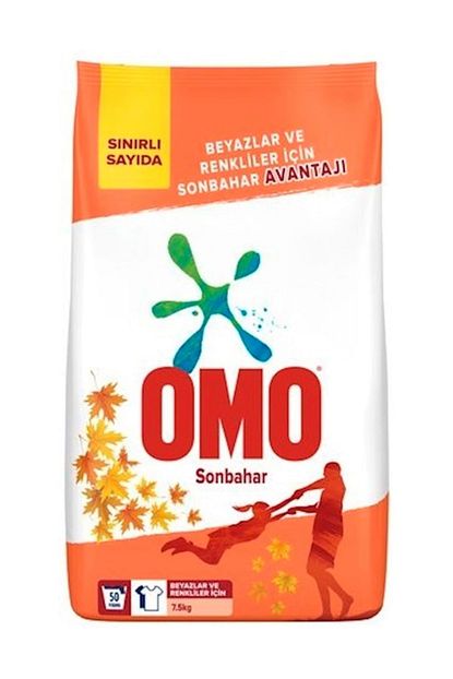 Omo Matik Toz Deterjan 7 5 Kg Sonbahar Beyaz Ve Renkliler Icin Trendyol