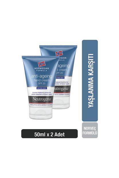 Neutrogena Norvec Formulu Yaslanma Karsiti El Kremi 50 Gr X 2 Trendyol