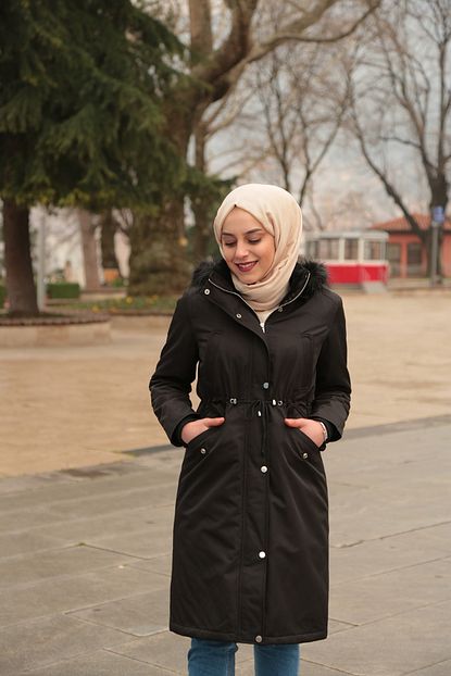 Moda Gulay Kadin Ust Alt Cepli Biyeli Uzun Mont Trendyol