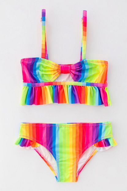 penti renkli kiz cocuk rainbow bandeau bikini takimi fiyati yorumlari trendyol