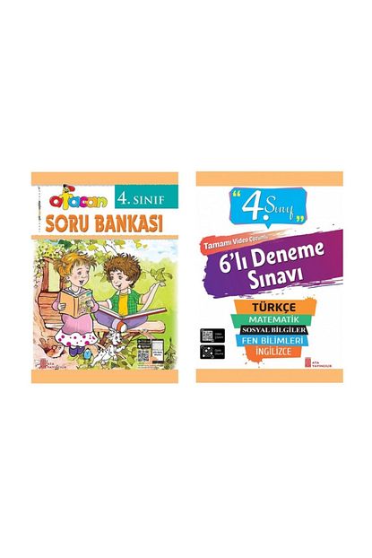 Ata Yayincilik Ata 4 Sinif Afacan Soru Bankasi 6 Li Deneme Sinavi Trendyol