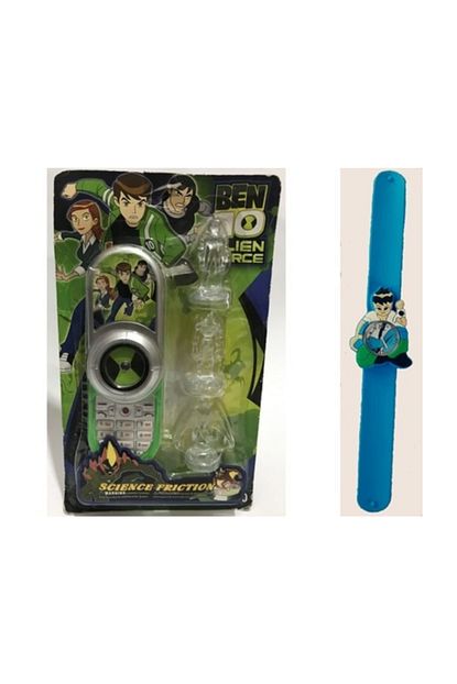 Mrc Ben10 Oyuncak Isikli Sesli Telefon Ve 3d Pat Pat Cocuk Saati Trendyol