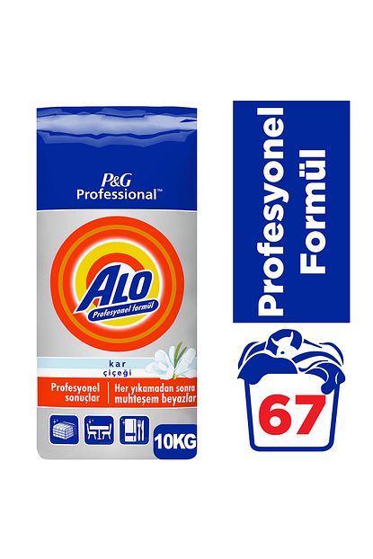 Alo Professional 10 Kg 67 Yikama Toz Camasir Deterjani Kar Cicegi Trendyol