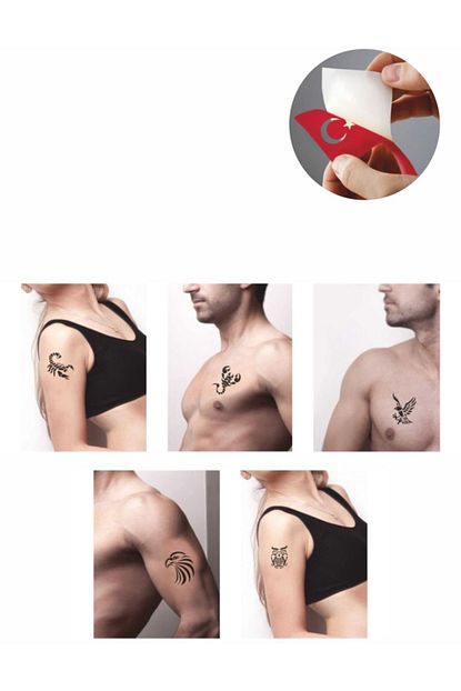 one spray tattoo akrep ve kartal desenleri hint kinasi ile gecici dovme yapma seti fiyati yorumlari trendyol