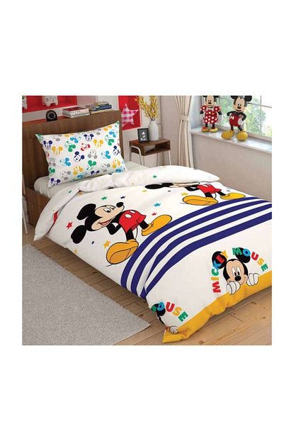 Tac Mickey Mouse Disney Tek Kisilik Lisansli Nevresim Seti 2 Parca Trendyol