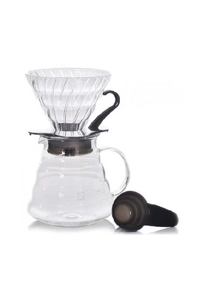 Hario V60 02 Cam Kahve Demleme Kiti Siyah Trendyol