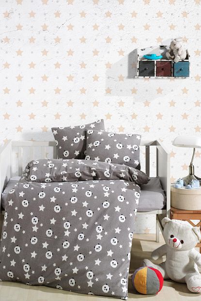 Ladymoda Panda Kislik Flanel Pazen Bebek Nevresim Takimi Trendyol