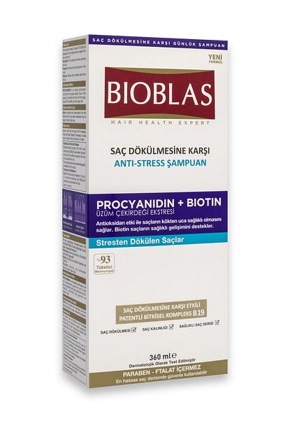 Bioblas Bioblas Prociyanidin Antistress Dokulme Karsit Sampuan 360ml Fiyati Yorumlari Trendyol