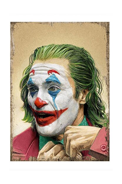 Tablomega Joker Makyaj Hediyelik Ahsap Tablo Trendyol