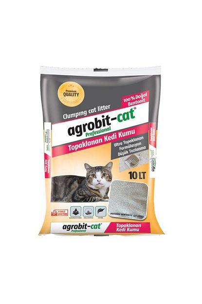 Agrobit Cat Dogal Bentonit Kokusuz Kedi Kumu 10 Lt Trendyol