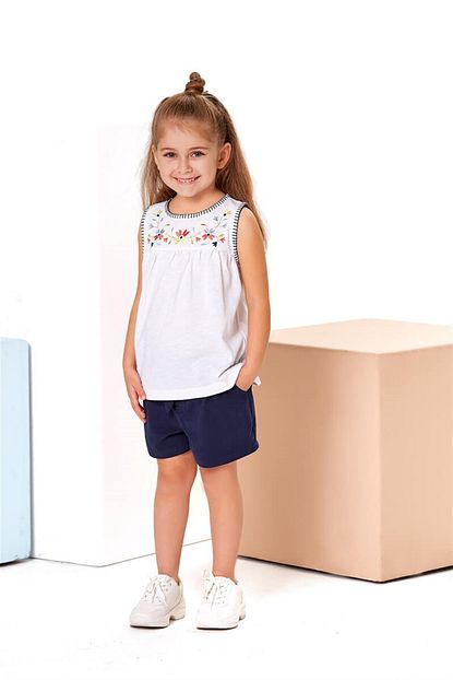 Wonder Kids Beyaz Kiz Cocuk Ikili Takim Trendyol