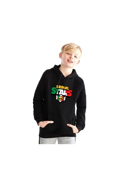 Vectorwear Erkek Cocuk Siyah Brawl Stars Kapusonlu Sweatshirt 2 13 Yas Fiyati Yorumlari Trendyol - motti brawl stars