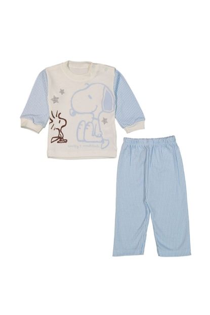 Hoppala Snoopy Erkek Bebek Zibin Bebe Pijama Takim Trendyol