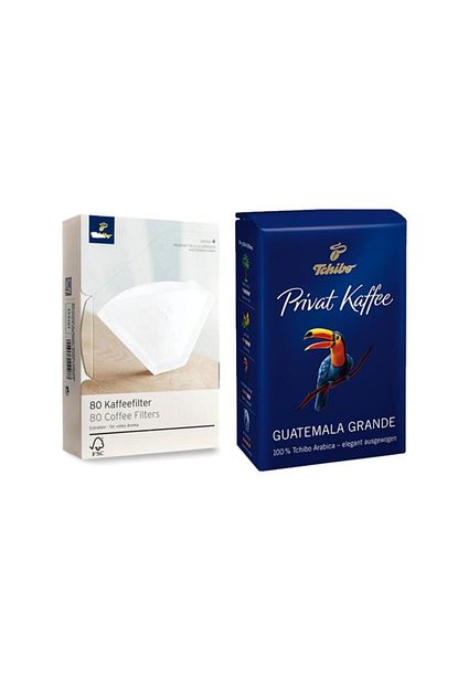Tchibo Privat Kafe Guatemala Grande Filtre Kahve 250 Gr 80 Li Beyaz Filtre Kahve Kagidi Trendyol