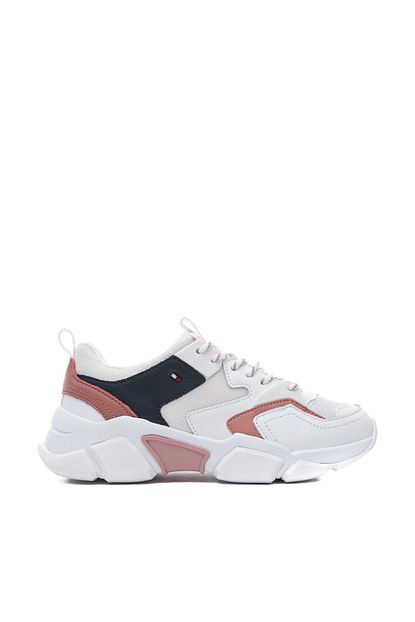 Tommy Hilfiger Chunky Lifestyle Kadin Kirmizi Spor Ayakkabi Fw0fw04695 Trendyol