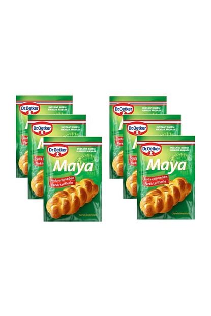 Dr Oetker Dr Oetker Instant Kuru Maya 10 Gr X 6 Paket Trendyol