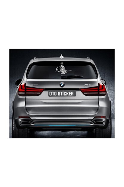 oracal osmanli tugrasi oto sticker araba stciker osmanli tugra 20 x 15 cm fiyati yorumlari trendyol