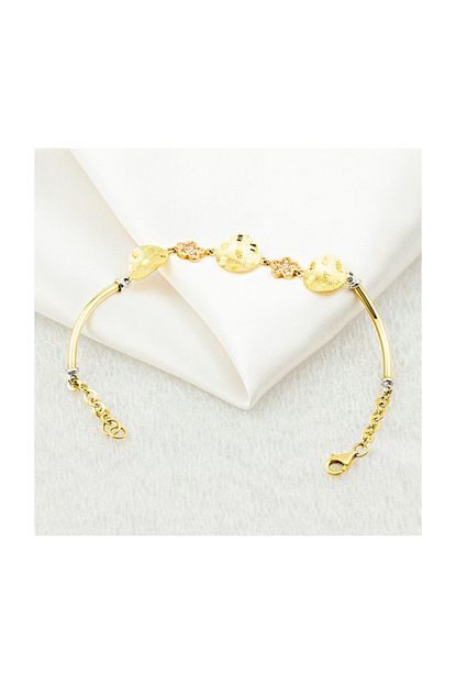 Favori Gold 14 Ayar Altin Kelepce Bileklik Trendyol