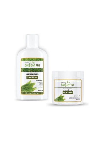 Avon Naturepro At Kuyrugu Otlu Sac Bakim Seti 2x500ml Trendyol