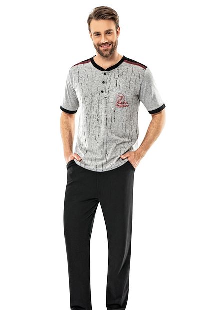 Erdem Kisa Kollu Erkek Pijama Takimi 6052 Trendyol