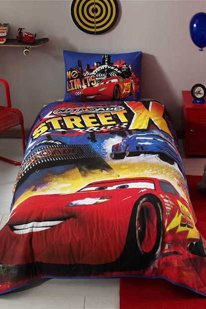 Tac Tek Kisilik Lisansli Yatak Ortusu Seti Disney Cars Nitroade Trendyol