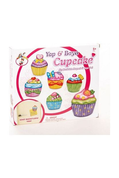 Gepettoys Boya Cupecake Kendi Magnetini Kendin Yap Alci Buzdolabi Magneti Boya Seti Trendyol