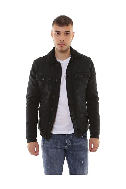 Ltc Jeans Siyah Kurk Erkek Siyah Kot Ceket Trendyol