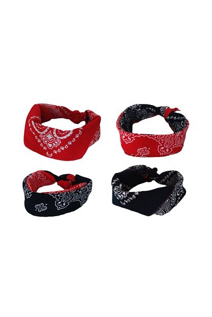 Winners Kirmizi Lacivert Cift Renkli Cok Amacli Bandana Trendyol
