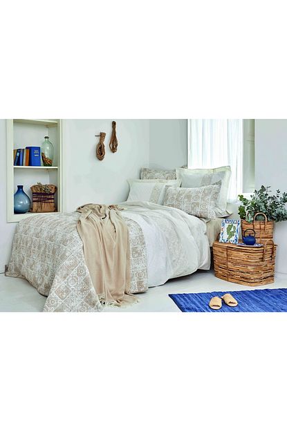 Karaca Home Positano Bej Cift Kisilik Ranforce Summer Set Trendyol