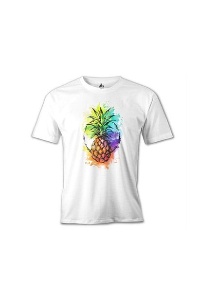 Lord T Shirt Ananas Beyaz Erkek Tshirt Trendyol