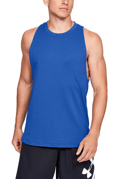 Under Armour Erkek Spor Atlet Ua Baseline Cotton Tank 1326707 486 Trendyol
