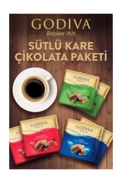 Godiva Sutlu Kare Cikolata Paketi Trendyol