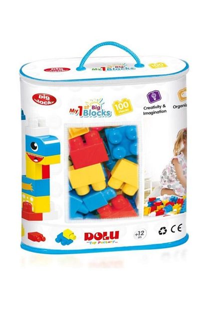 Dolu Baskili Torbada Buyuk Bloklar 100 Parca Erkvd02 5020 Trendyol