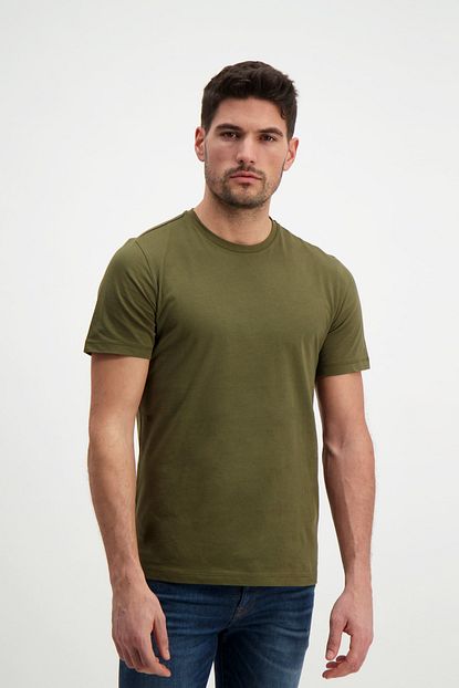 Rich Giyim Yesil Erkek Basic T Shirt Trendyol