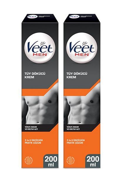 Veet Men Men Tuy Dokucu Krem 200 Ml X 2 Adet Trendyol