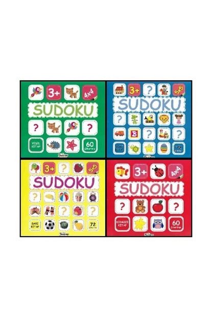 Teleskop Populer Bilim Sudoku 4 Lu Kitap Seti Yesil Mavi Kirmizi Sari Trendyol