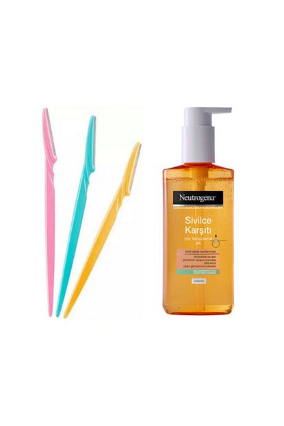 Neutrogena 3lu Kas Usturasi Ve Sivilce Karsiti Yuz Temizleme Jeli 200 Ml Trendyol