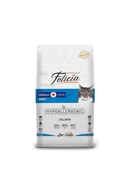 Felicia Az Tahilli 12 Kg Yetiskin Somonlu Hypoallergenic Kedi Mamasi Trendyol