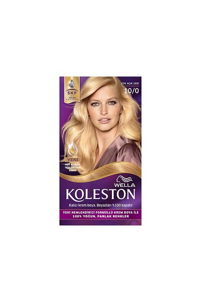 koleston acik sari sac boyasi