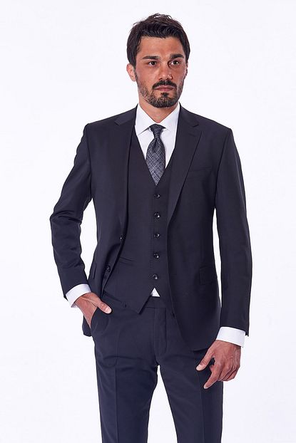 Dufy Siyah Duz Erkek Takim Elbise Regular Fit Du2999201002a Trendyol
