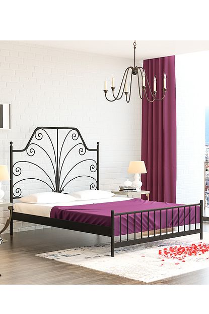 Fano Juliet 120x200 Ferforje Metal Karyola Tek Kisilik Ferforje Yatak Trendyol