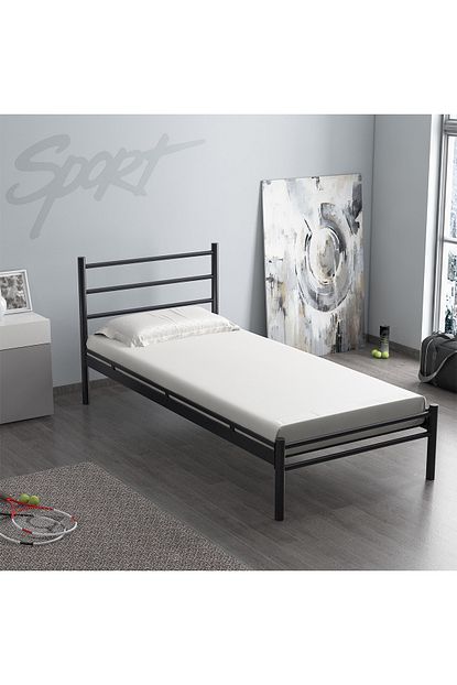 Fano Ekol 90x190 Metal Karyola Tek Kisilik Ferforje Tarz Yatak Trendyol