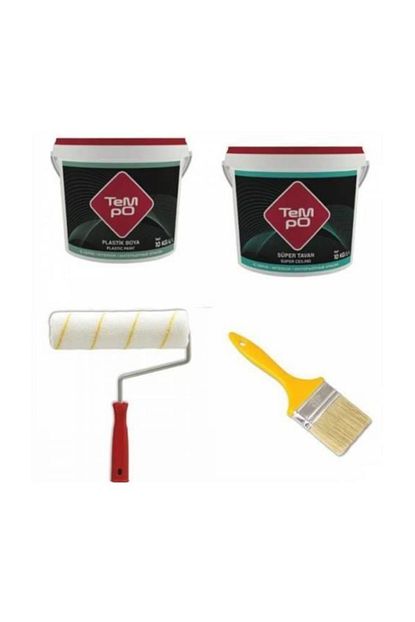Filli Boya Tempo Plastik Ic Cephe Boyasi 20 Kg 10 Kg Tavan Hediye Mum Cicegi Trendyol