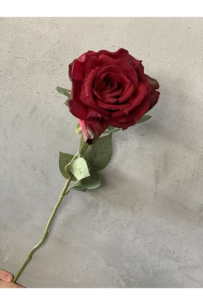 Braya Fleur Yapay Cicek Kirmizi Gul Dali 75 Cm Trendyol