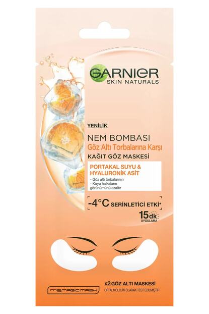 Garnier Goz Alti Torbalarina Karsi Kagit Goz Maskesi Portakal Suyu 3600542154802 Trendyol